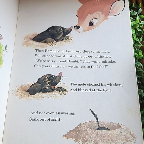 Vintage 1972 Walt Disney's Bambi Gets Lost Albert G. Miller Random House - Picture 3 of 11